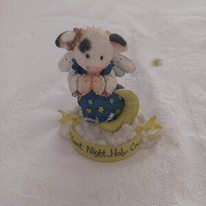 Enesco Mary Moo Angel on Cloud Musical Figurine